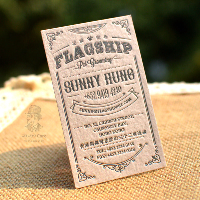Letterpress Business Cards