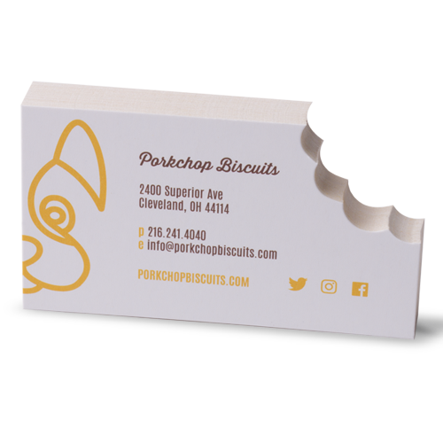 Custom Shape Business Cards