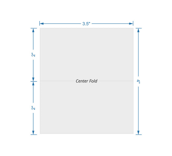 Folded Business Cards