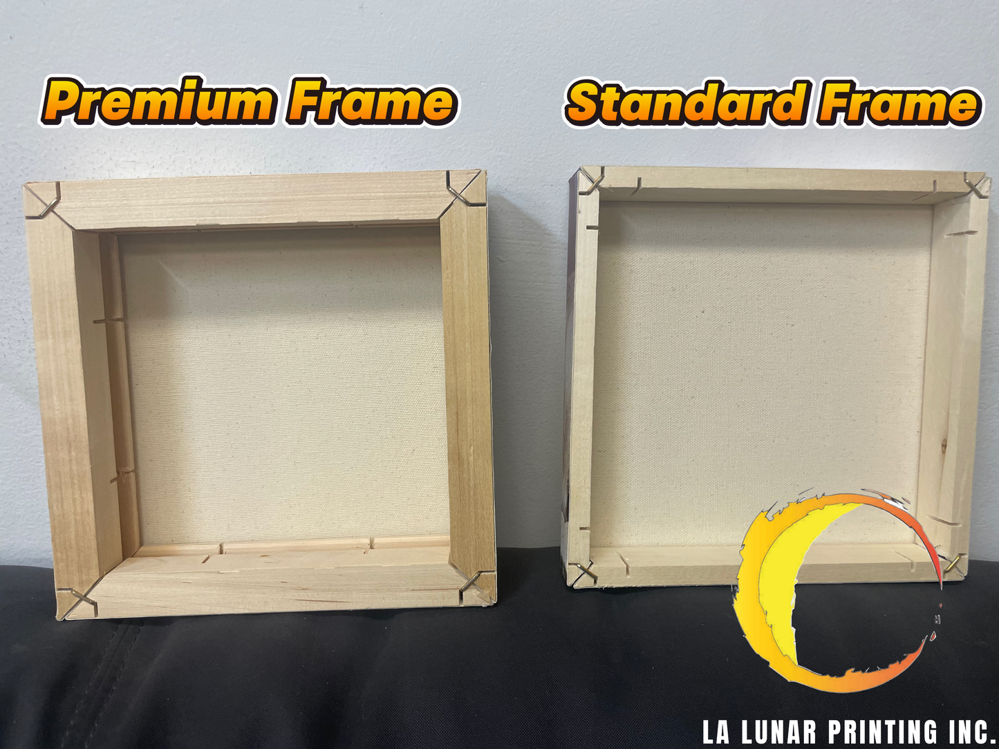 Canvas with Frame / Square Shape
