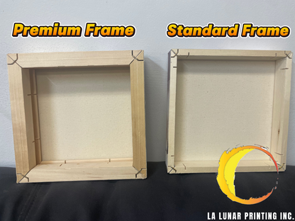 Canvas with Frame / Square Shape