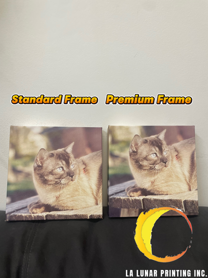 Canvas with Frame / Square Shape