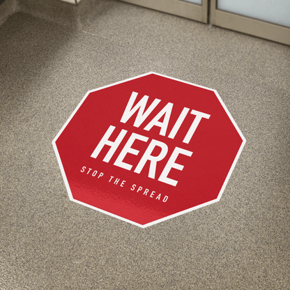 Social Distancing Floor Graphics