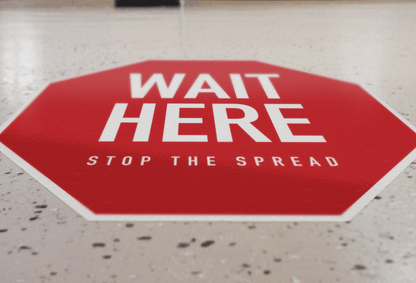 Social Distancing Floor Graphics