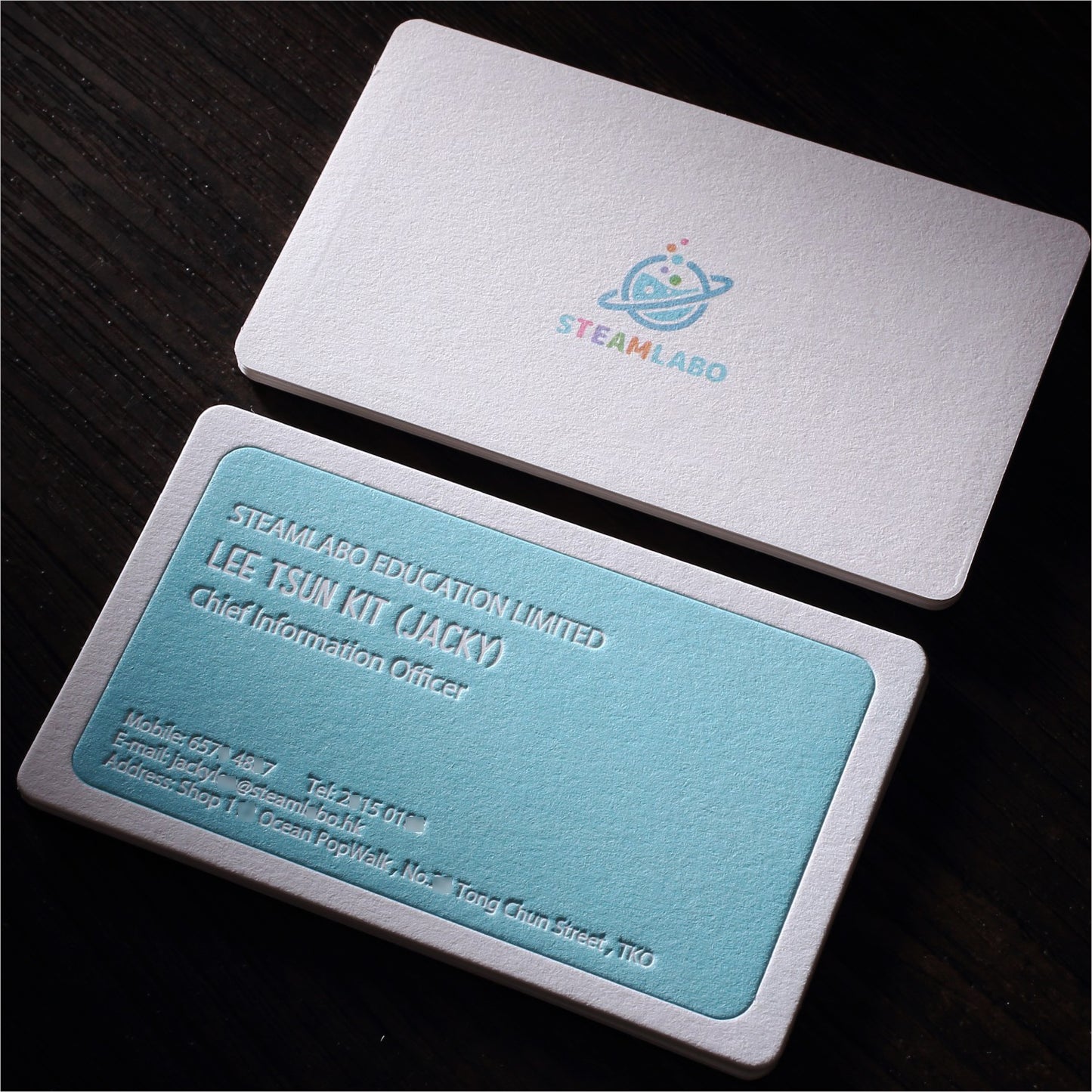 Letterpress Business Cards