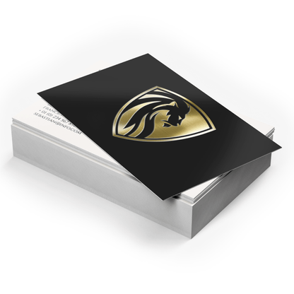 Raised Foil Business Cards