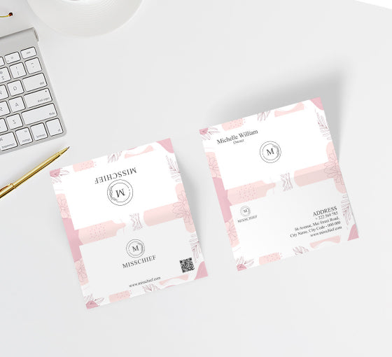 Folded Business Cards