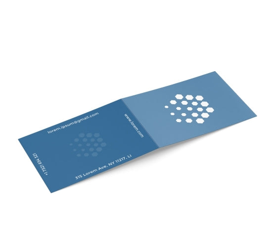 Folded Business Cards