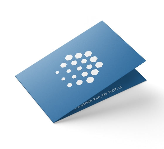 Folded Business Cards