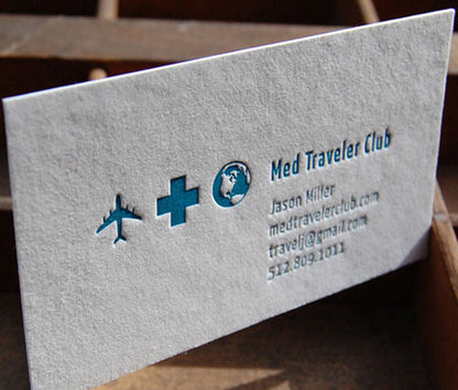Letterpress Business Cards